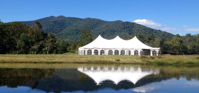 Double Top Mountain makes a pretty spectacular backdrop for your special day